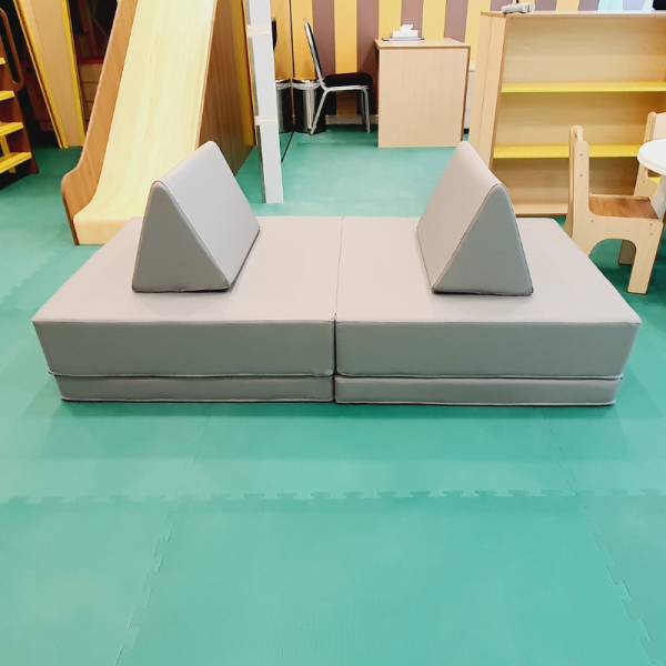 Play Sofa – Grey Suede