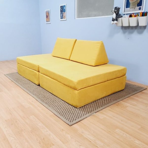 Play Sofa – Yellow Suede