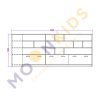 L-shaped Multi Cell Shelf Unit