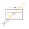 Large 4 Shelf Unit