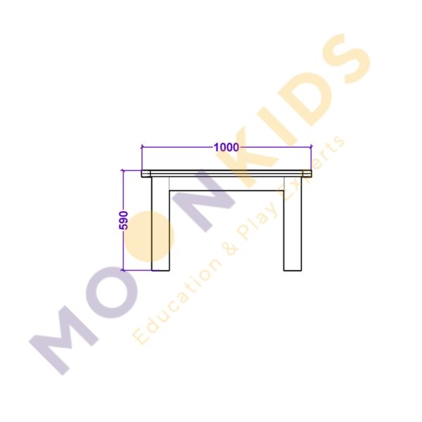 Large Square Table