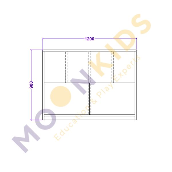Large Storage Box With Slow Closing Hinges