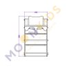 MK High Chair -  White