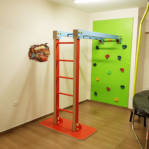Climbing Wall with Monkey Bar