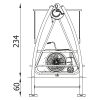 Integration A4K Swing - galvanized