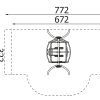 Integration A4K Swing - galvanized