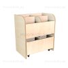 Book Compartment Stand With Pull Out Drawer