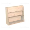 Open 3 Shelf Unit With Acrylic Mirror on Back