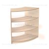 XL Curved 4 Shelf Unit