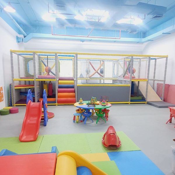 Moon Pod Soft Play Frame with Trampoline 3