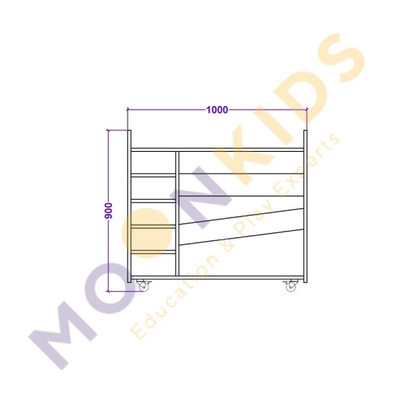 Medium Arts & Crafts Trolley