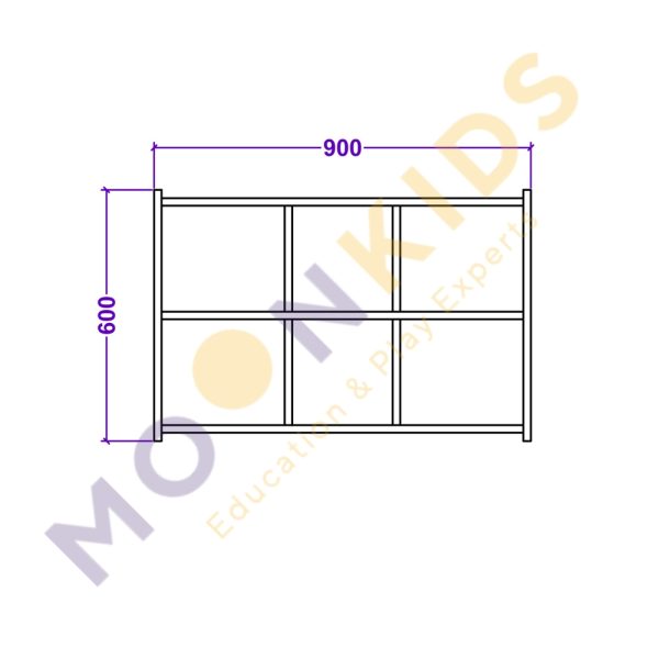 Medium Book Compartment Stand