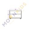 Medium Mobile Shelving Unit