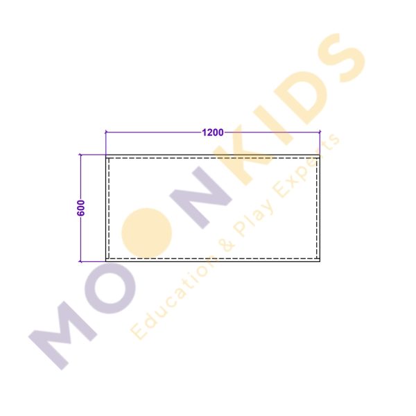 Medium Storage Box With Slow Closing Hinges