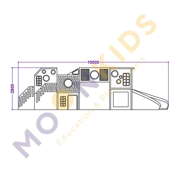 Mega Climbing Frame Platform Set