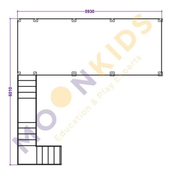Mezzanine Play Structure 1