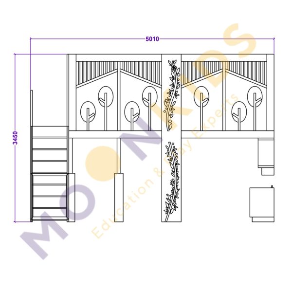 Mezzanine Play Structure 2