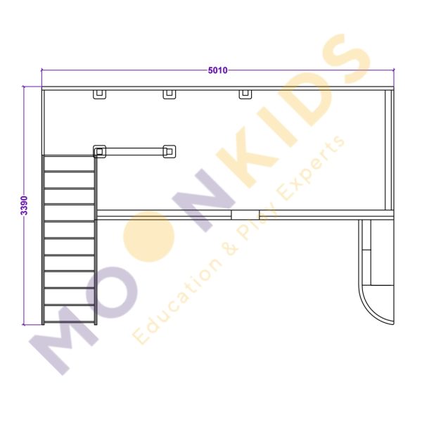 Mezzanine Play Structure 2