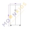 Mobile Cot Cabinet