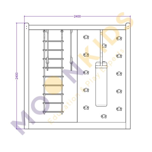 Monkey Bar with Accessories Set
