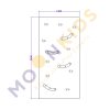 Moon Kids Climbing Wall with Shaped Grips