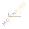 Moon Kids Climbing Wall with Shaped Grips