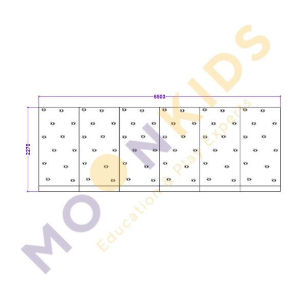 Moon Kids Climbing Wall – 5 Panels