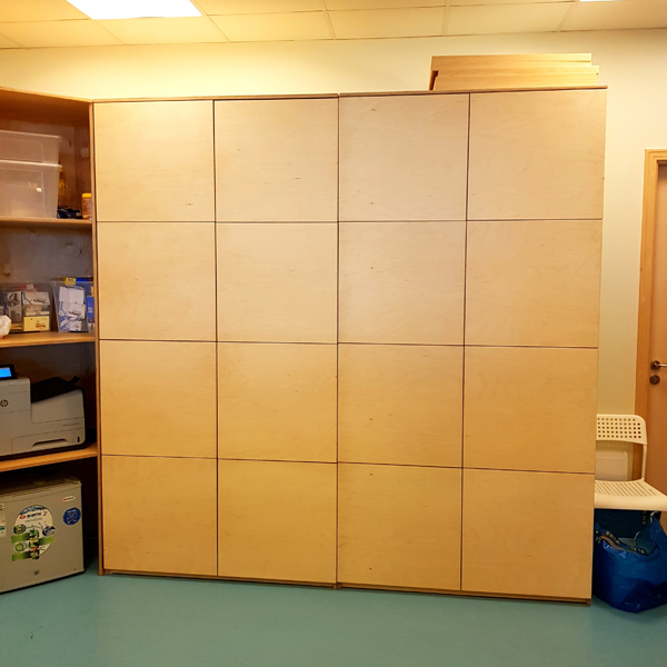 L Shape Cupboard Set
