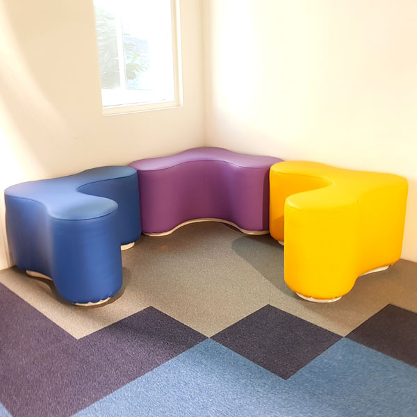 Moon Kids Corner Zigzag Soft Seat