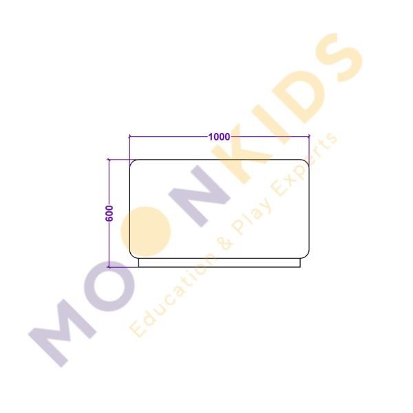 Moon Kids Corner Zigzag Soft Seat