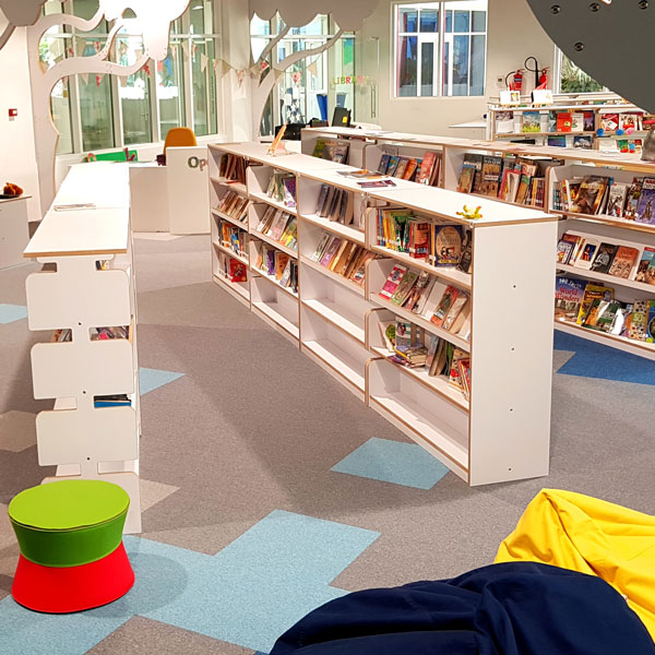 4 Double Side Shelf Unit