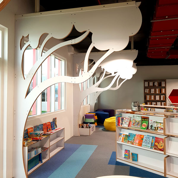 Moon Kids Library Tree Feature