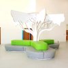 Moon Kids Reception Seating with Tree Feature