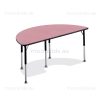Secondary Class Room – Semi Circle Adjustable Age Multi Table 01