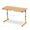 Secondary Class Room – Adjustable Table with Drawer 01