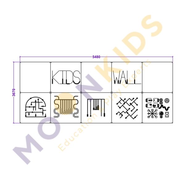 Moon Kids Sensory Wall