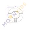 Moon Kids Tunnel Climber with Step & Slide