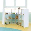 18 Cell Curved Shelf Unit