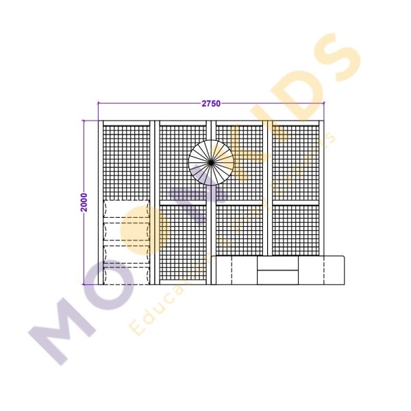 Moon Pod Soft Play Frame Set 3