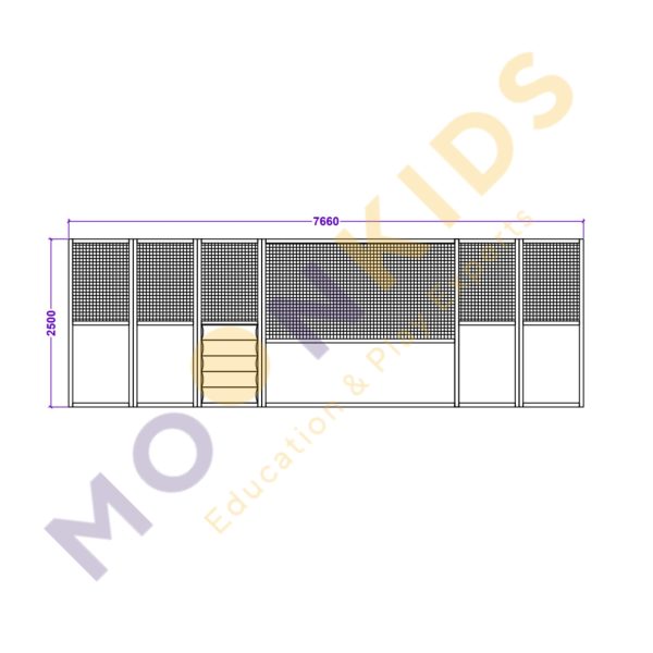 Moon Pod Soft Play Frame with Trampoline 3