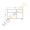 Moon kids Desk Pedestal