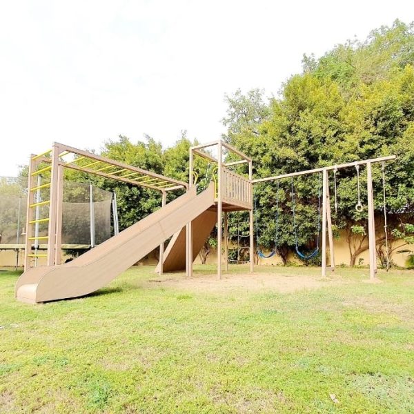 Multi-Purpose Outdoor Physical Play Structure