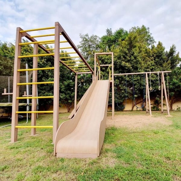 Multi-Purpose Outdoor Physical Play Structure