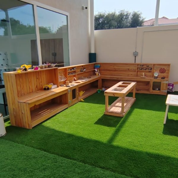L-Shaped Mud Kitchen