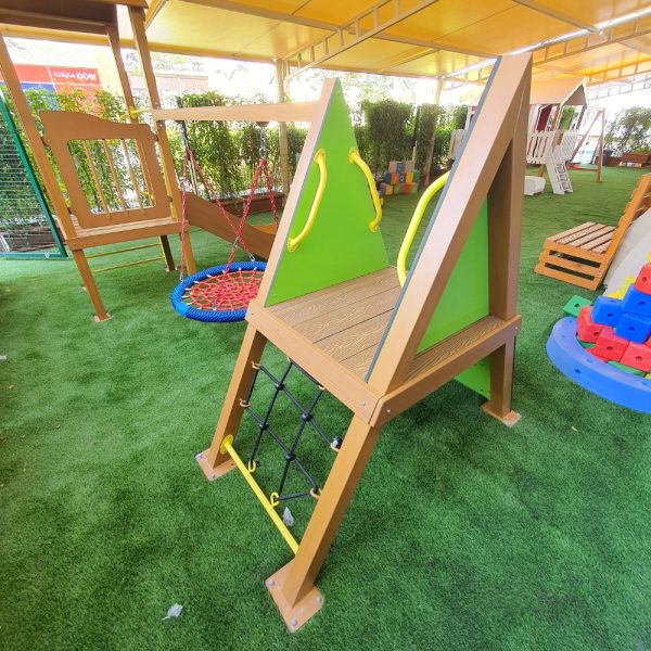 Adventure Climbing Frame with Birdnest Swing