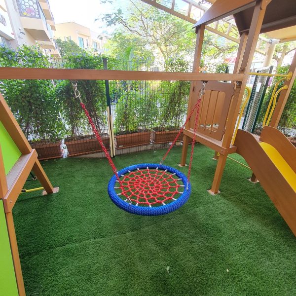 Adventure Climbing Frame with Birdnest Swing