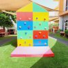 Timber House With 2 Sided Climbing Wall