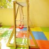 Free Standing Monkey Bars with Swing