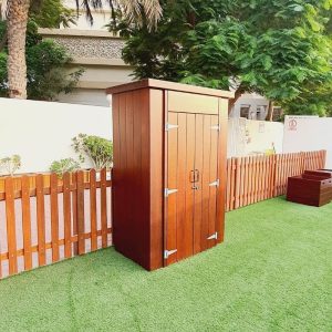 Wooden Lockable Cabinet