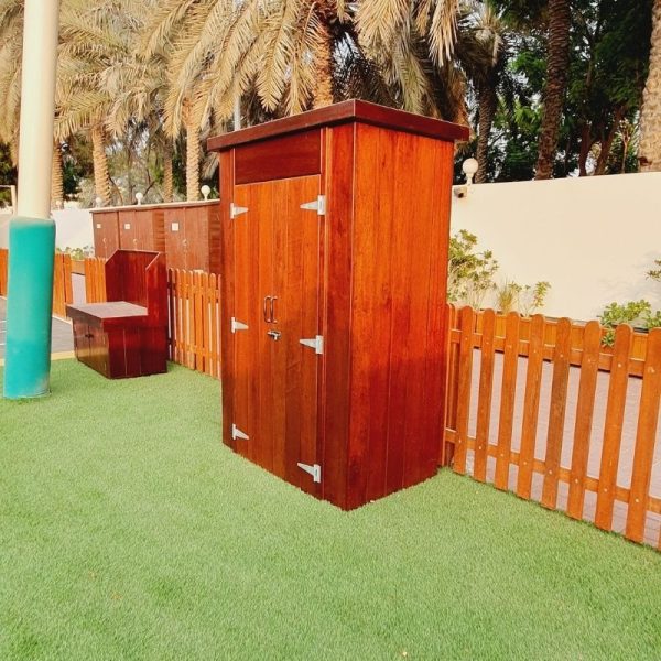 Wooden Lockable Cabinet